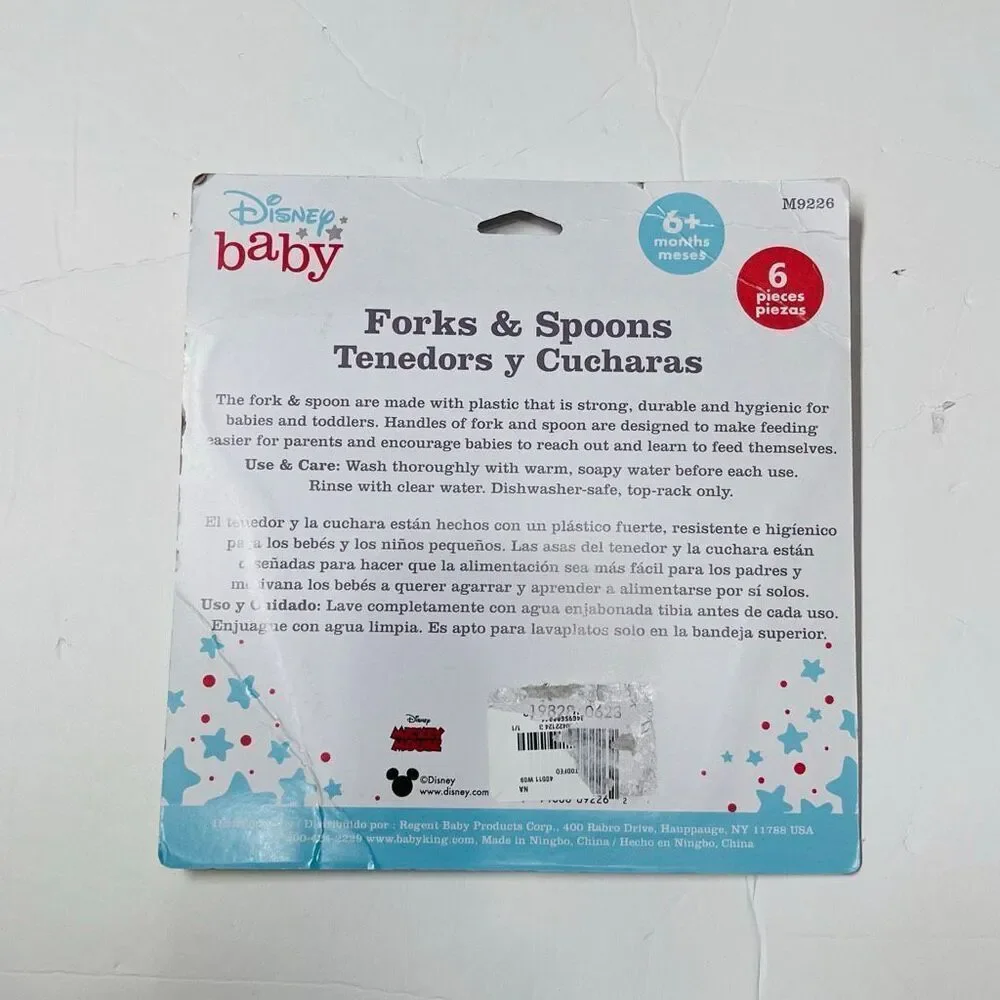 Disney Baby Mickey And Friends Forks And Spoons   NWT